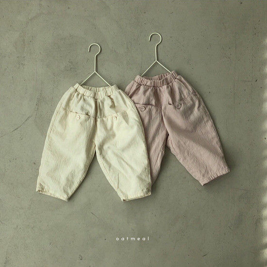 OATMEAL - Korean Children Fashion - #Kfashion4kids - Blow Pocket Pants - 3
