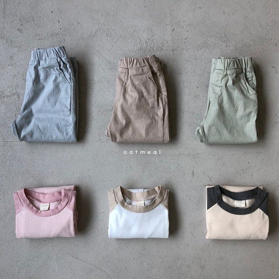 OATMEAL - Korean Children Fashion - #Kfashion4kids - Modern Stripe Pants - 12