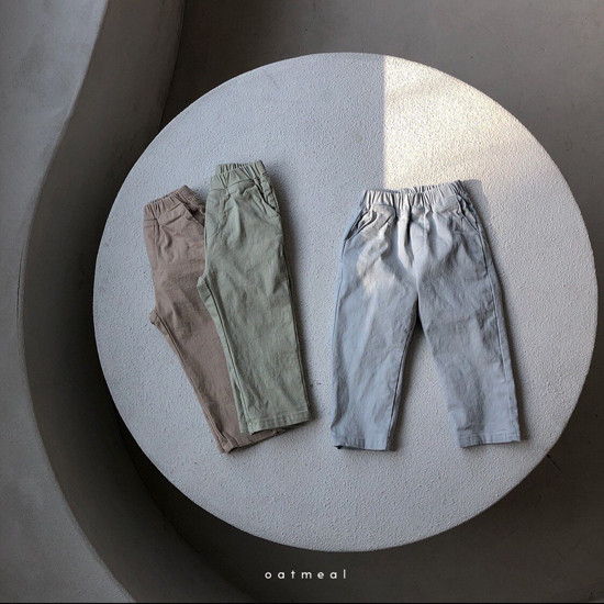 OATMEAL - Korean Children Fashion - #Kfashion4kids - Modern Stripe Pants - 2