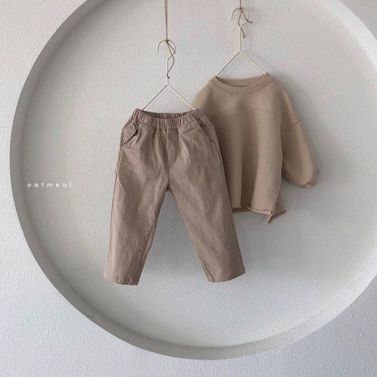 OATMEAL - Korean Children Fashion - #Kfashion4kids - Modern Stripe Pants - 5