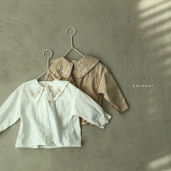OATMEAL - Korean Children Fashion - #Kfashion4kids - Sailor Paul Blouse - 3