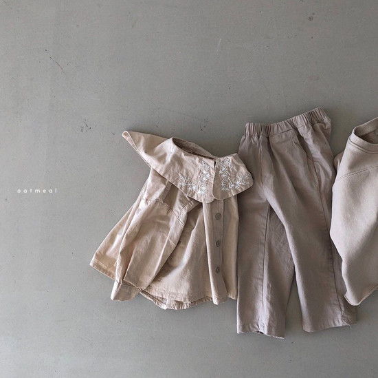 OATMEAL - Korean Children Fashion - #Kfashion4kids - Sailor Paul Blouse - 5