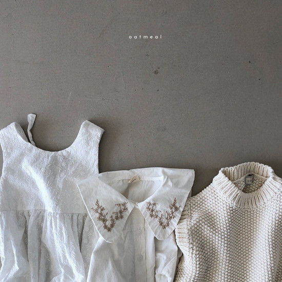 OATMEAL - Korean Children Fashion - #Kfashion4kids - Sailor Paul Blouse - 6