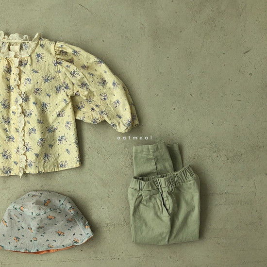 OATMEAL - Korean Children Fashion - #Kfashion4kids - Fine Flower Blouse - 9