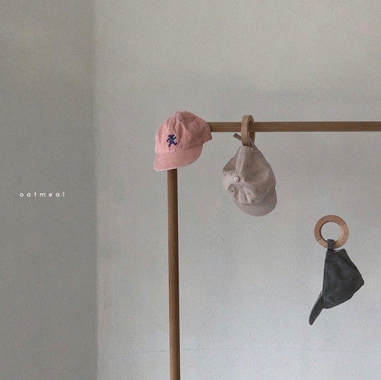 OATMEAL - Korean Children Fashion - #Kfashion4kids - Darling Bear Ball Cap - 6