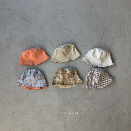 OATMEAL - Korean Children Fashion - #Kfashion4kids - Pints Reversible Bucket Hat - 2