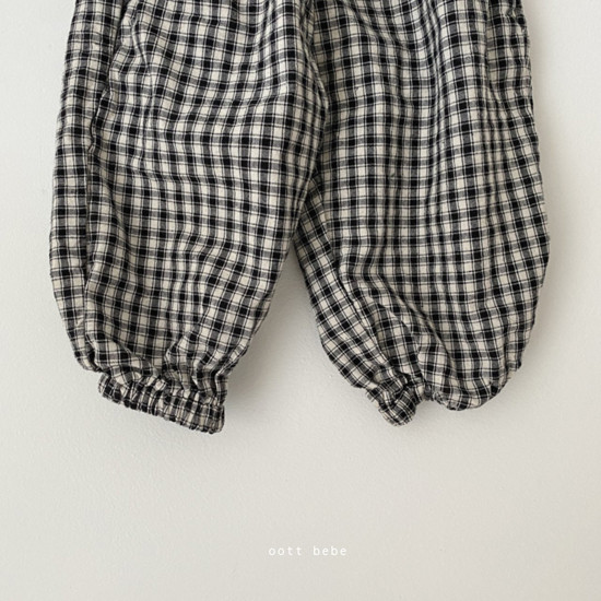 OOTT BEBE - Korean Children Fashion - #Kfashion4kids - Mode Check Pants - 5