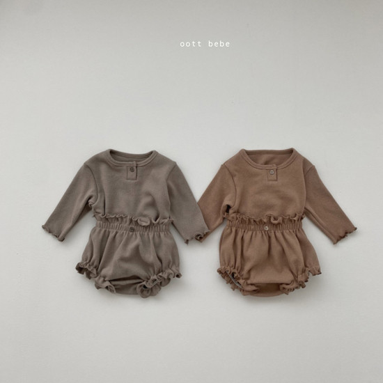 OOTT BEBE - Korean Children Fashion - #Kfashion4kids - Praha Top Bloomer Set