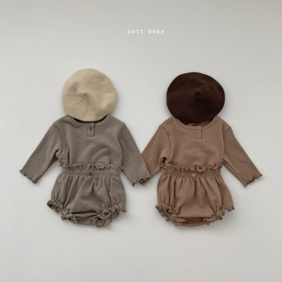 OOTT BEBE - Korean Children Fashion - #Kfashion4kids - Praha Top Bloomer Set - 2
