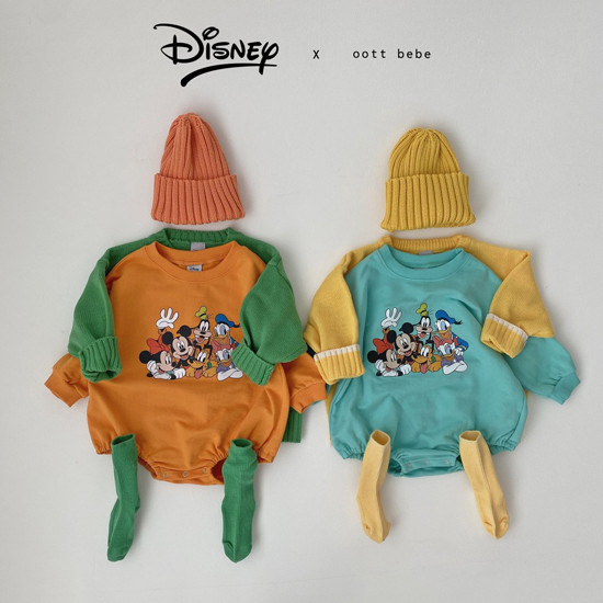 OOTT BEBE - Korean Children Fashion - #Kfashion4kids - Disney Friends Bodysuit