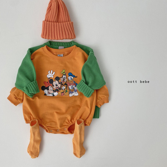 OOTT BEBE - Korean Children Fashion - #Kfashion4kids - Disney Friends Bodysuit - 6