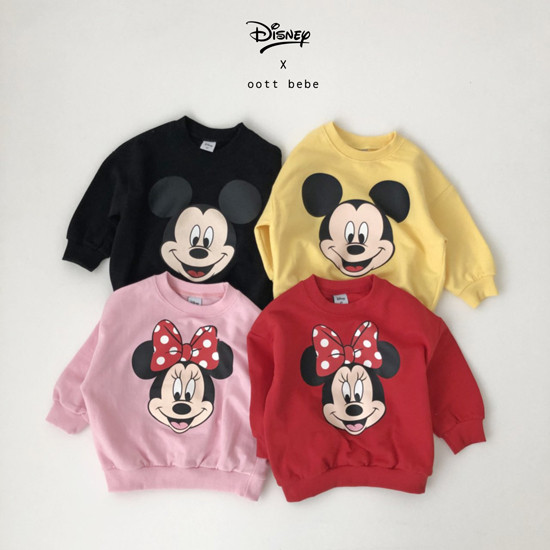 OOTT BEBE - Korean Children Fashion - #Kfashion4kids - Disney Sweatshirt - 12