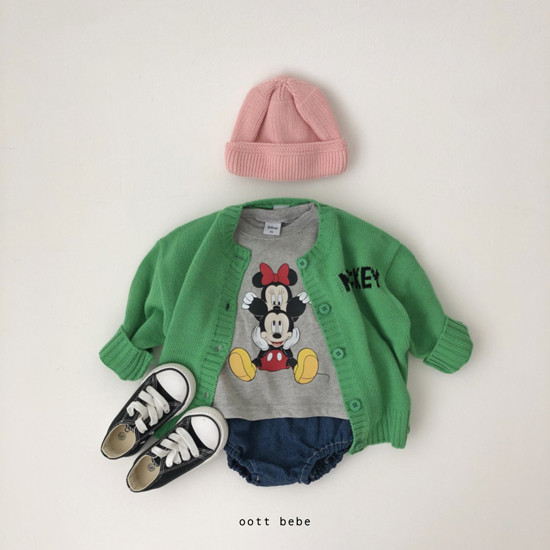 OOTT BEBE - Korean Children Fashion - #Kfashion4kids - Mickey Minnie Short Tee - 5