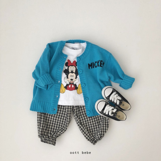 OOTT BEBE - Korean Children Fashion - #Kfashion4kids - Mickey Minnie Short Tee - 7