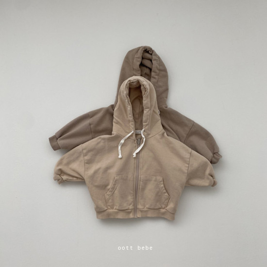 OOTT BEBE - Korean Children Fashion - #Kfashion4kids - Benny Bear Hood Zip-up Jacket
