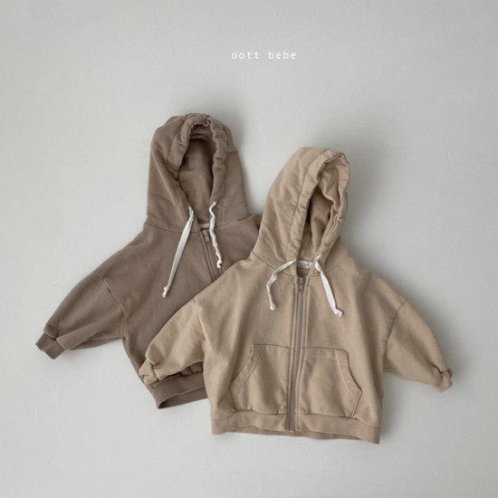 OOTT BEBE - Korean Children Fashion - #Kfashion4kids - Benny Bear Hood Zip-up Jacket - 4