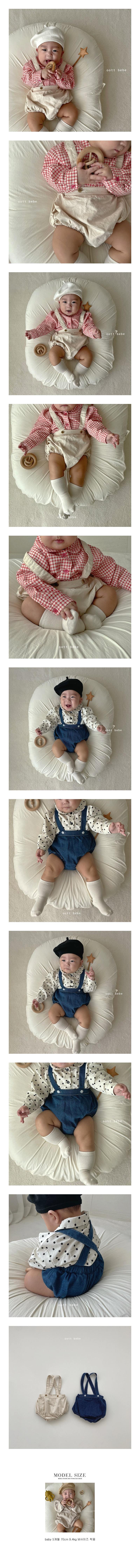 OOTT BEBE - Korean Children Fashion - #Kfashion4kids - Suspender Bloomer
