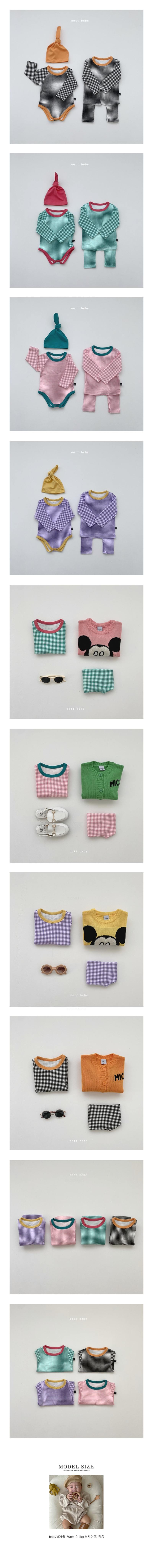 OOTT BEBE - Korean Children Fashion - #Kfashion4kids - Spring Check Easywear