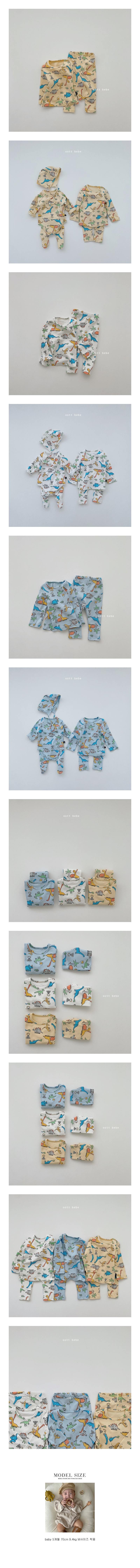 OOTT BEBE - Korean Children Fashion - #Kfashion4kids - Dino Easywear