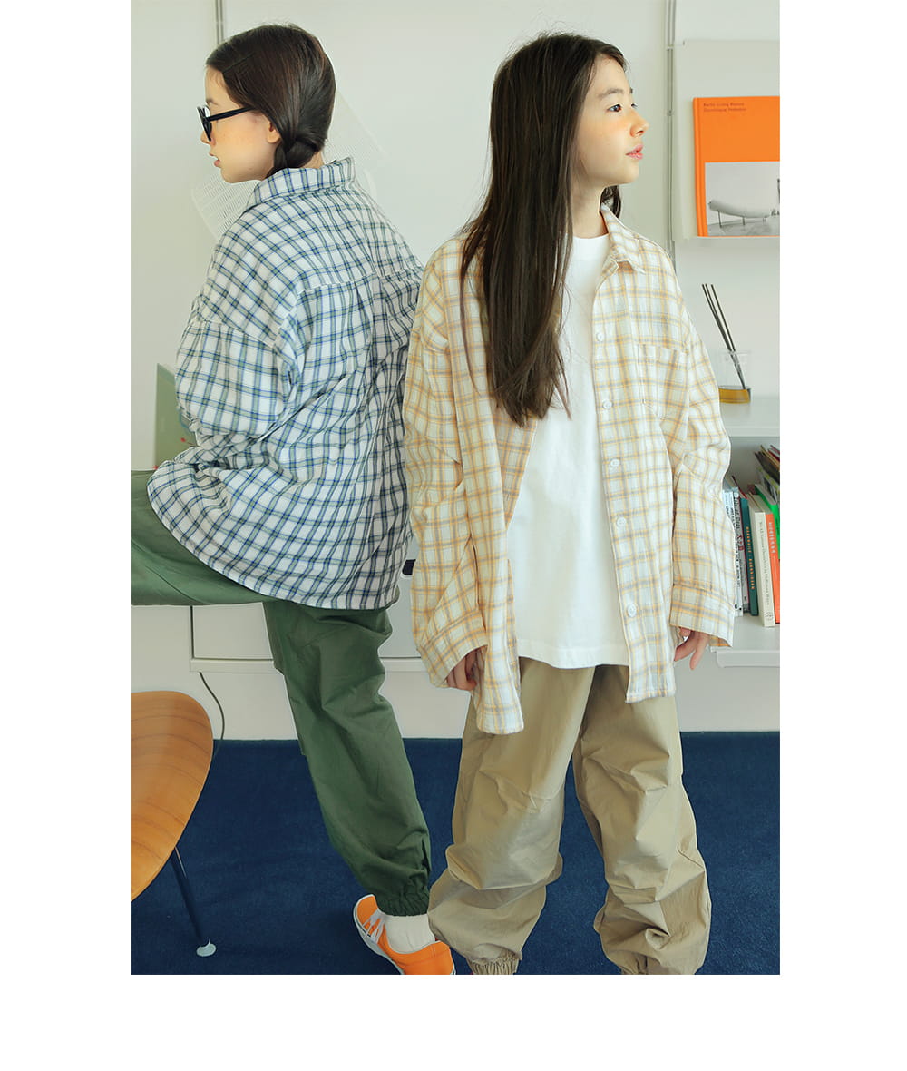 PEACH-CREAM - Korean Children Fashion - #Kfashion4kids - Barstow Shirt