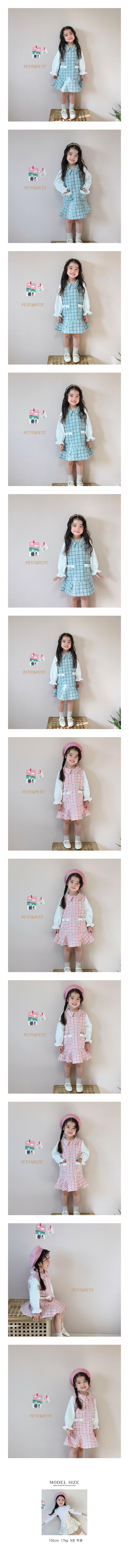 PETIT & PETIT - Korean Children Fashion - #Kfashion4kids - Tweed One-piece