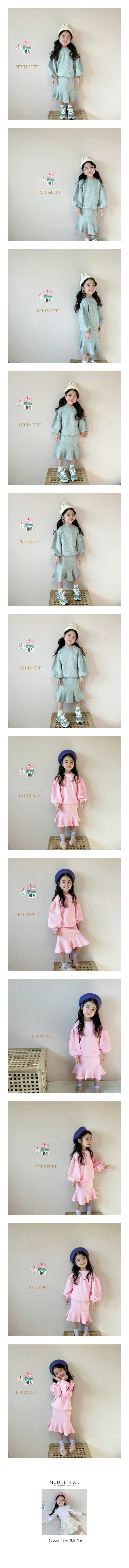 PETIT & PETIT - Korean Children Fashion - #Kfashion4kids - Mermaid Top Skirt Set