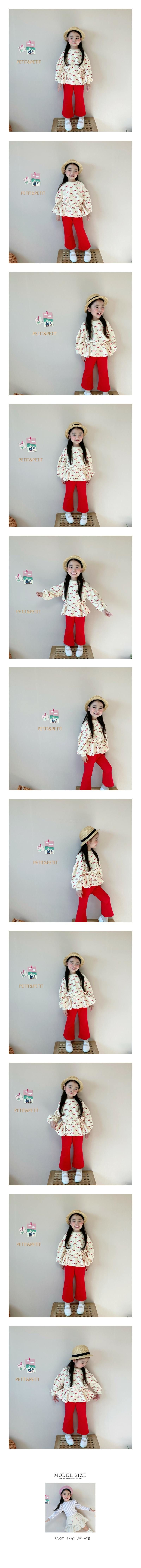 PETIT & PETIT - Korean Children Fashion - #Kfashion4kids - Ribbon Top Bottom Set