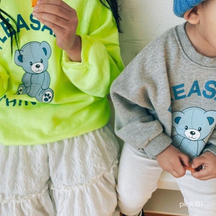 PINK151 - Korean Children Fashion - #Kfashion4kids - Bear Sweatshirt