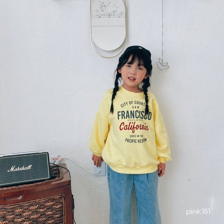 PINK151 - Korean Children Fashion - #Kfashion4kids - San Francisco Sweatshirt
