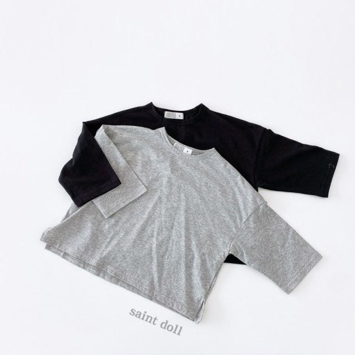 SAINT DOLL - Korean Children Fashion - #Kfashion4kids - Basic Boxy Tee