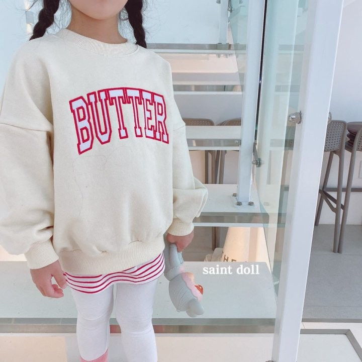 SAINT DOLL - Korean Children Fashion - #Kfashion4kids - Butter Embroidery Sweatshirt with Mom