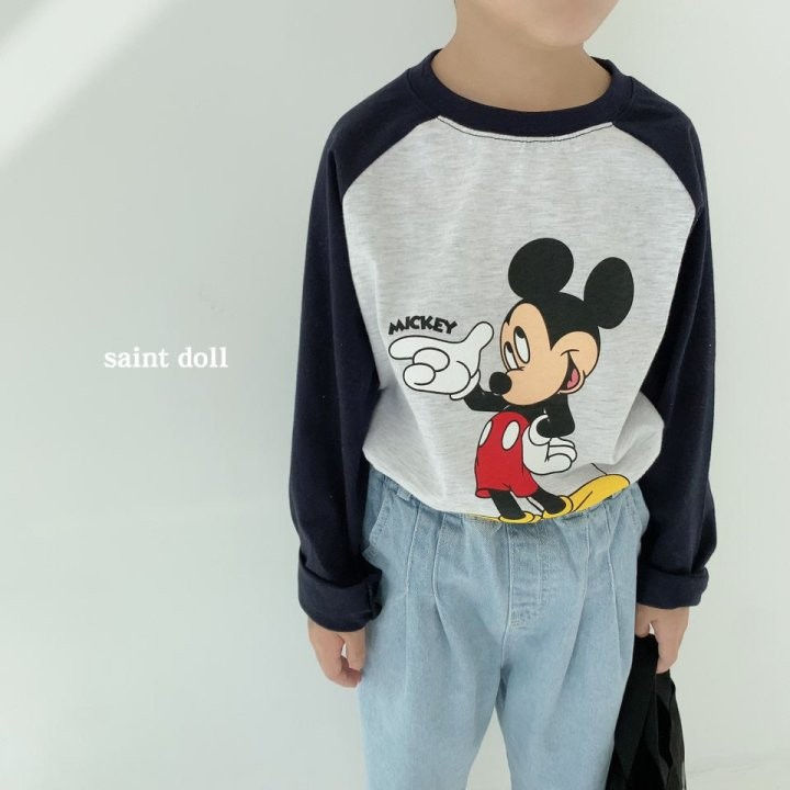 SAINT DOLL - Korean Children Fashion - #Kfashion4kids - V Raglan Tee
