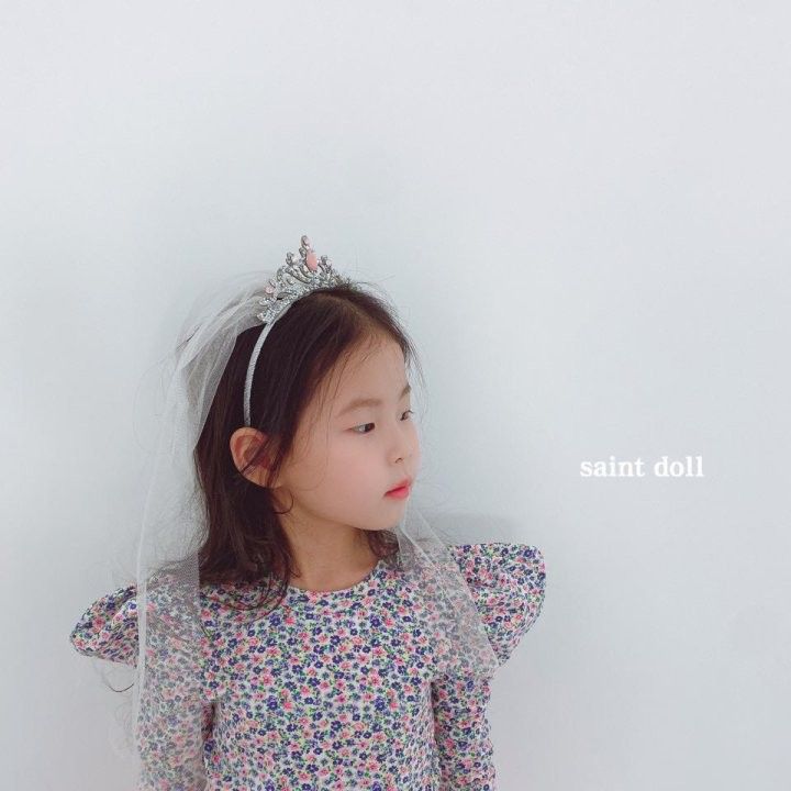 SAINT DOLL - Korean Children Fashion - #Kfashion4kids - Flower Puff Tee
