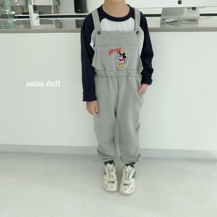 SAINT DOLL - Korean Children Fashion - #Kfashion4kids - Embroidery Jumpsuit