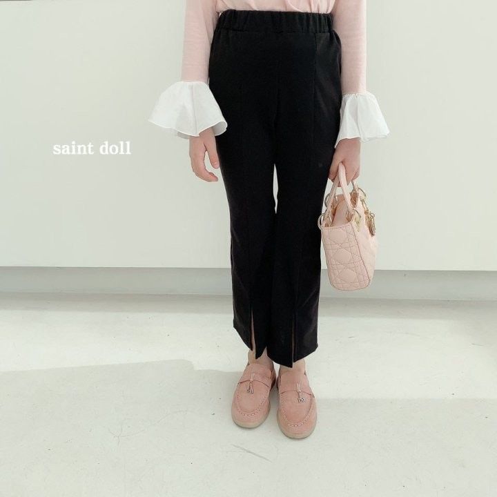 SAINT DOLL - Korean Children Fashion - #Kfashion4kids - Slit Bootscut Pants