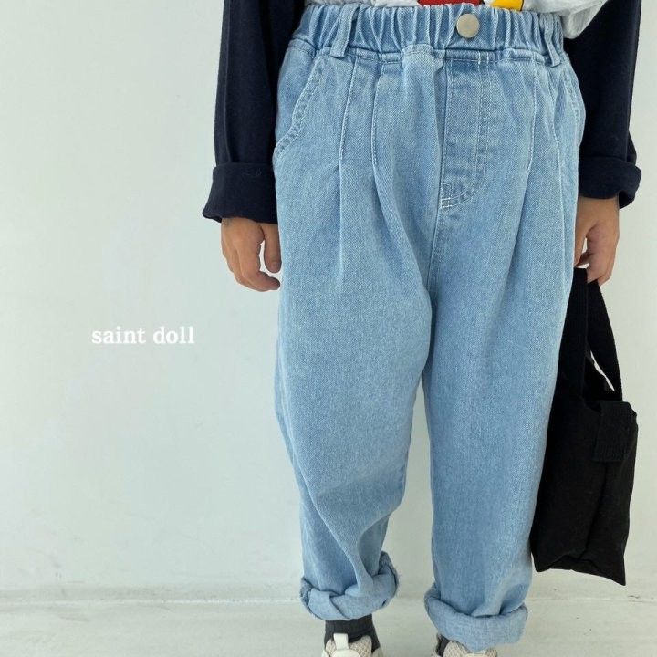 SAINT DOLL - Korean Children Fashion - #Kfashion4kids - Pintuck Denim Pants