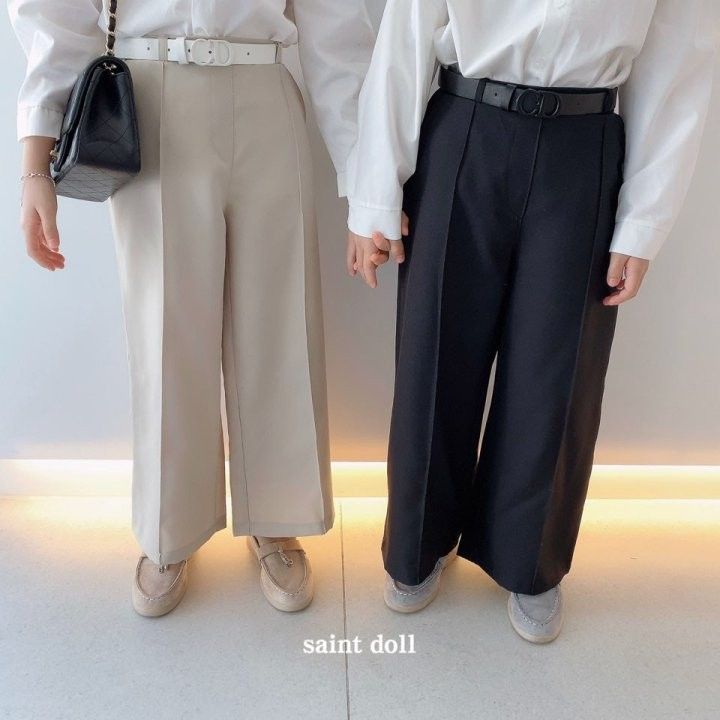 SAINT DOLL - Korean Children Fashion - #Kfashion4kids - Pintuck Wide Pants