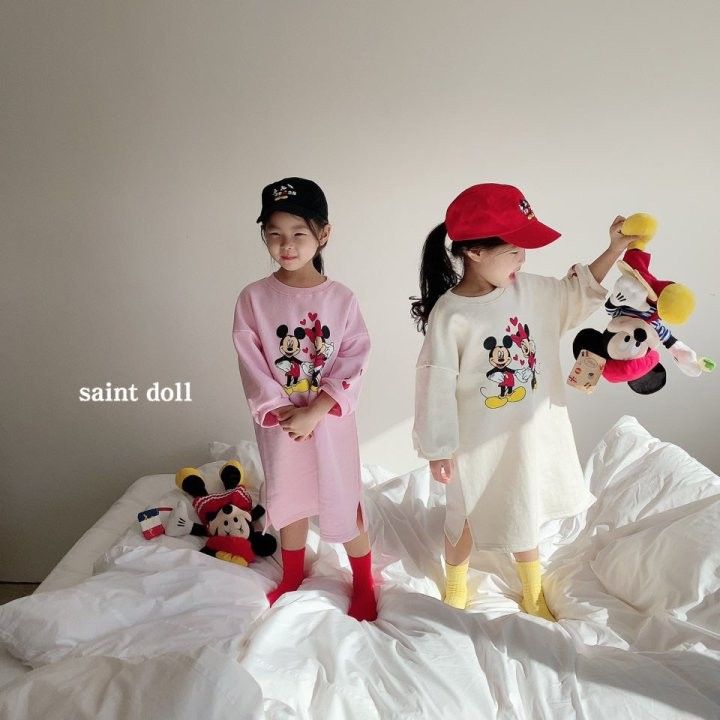 SAINT DOLL - Korean Children Fashion - #Kfashion4kids - Love Micky One-piece with Mom