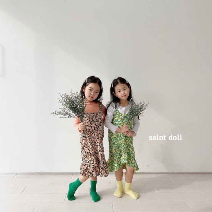 SAINT DOLL - Korean Children Fashion - #Kfashion4kids - Layered Sleeveless One-piece