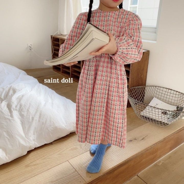 SAINT DOLL - Korean Children Fashion - #Kfashion4kids - Flower One-piece