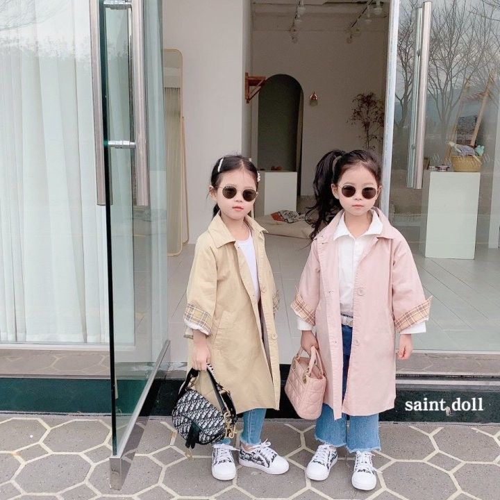 SAINT DOLL - Korean Children Fashion - #Kfashion4kids - Spring Trench Coat