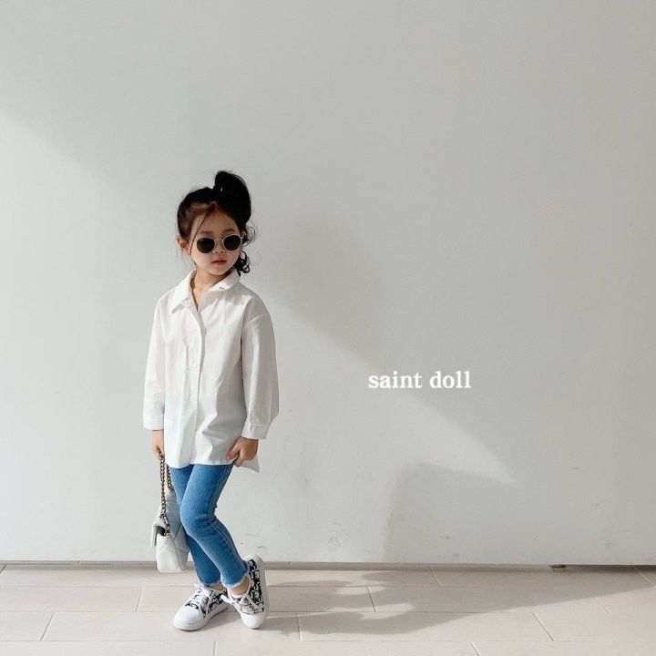 SAINT DOLL - Korean Children Fashion - #Kfashion4kids - Long Unbalance Shirt