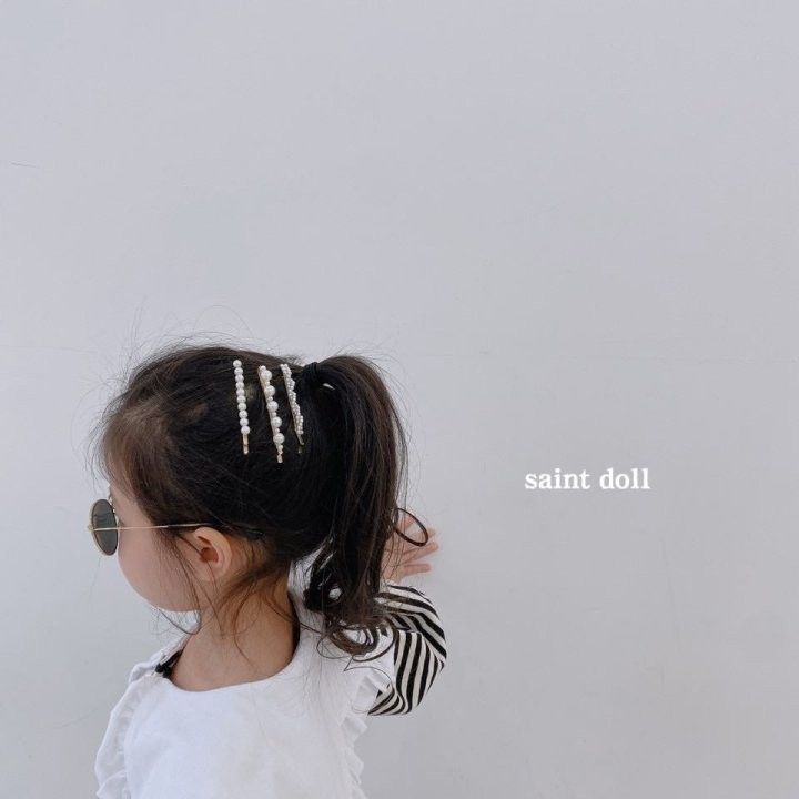 SAINT DOLL - Korean Children Fashion - #Kfashion4kids - Pearl Hairpin [set of 4]