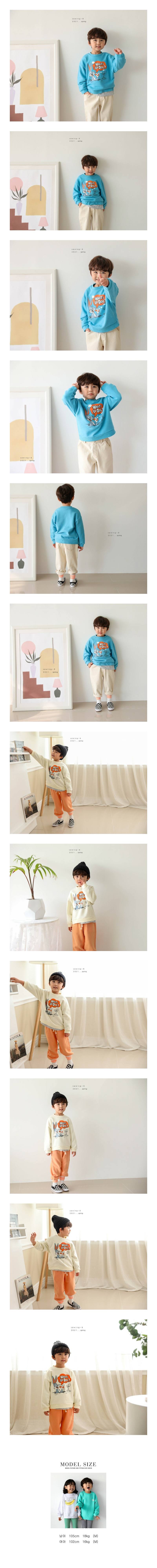 SEWING-B - Korean Children Fashion - #Kfashion4kids - Rabbit Sweatshirt
