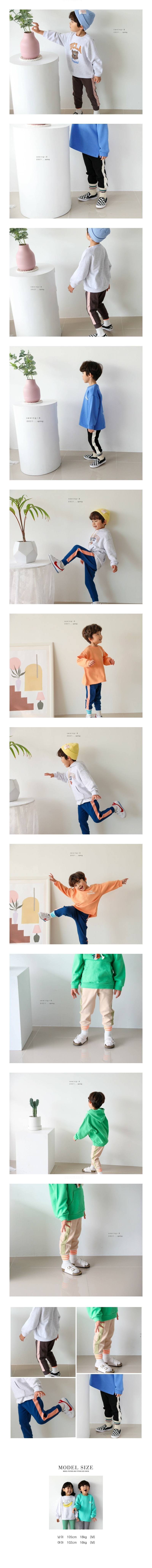 SEWING-B - Korean Children Fashion - #Kfashion4kids - Soft Colored Jogger Pants