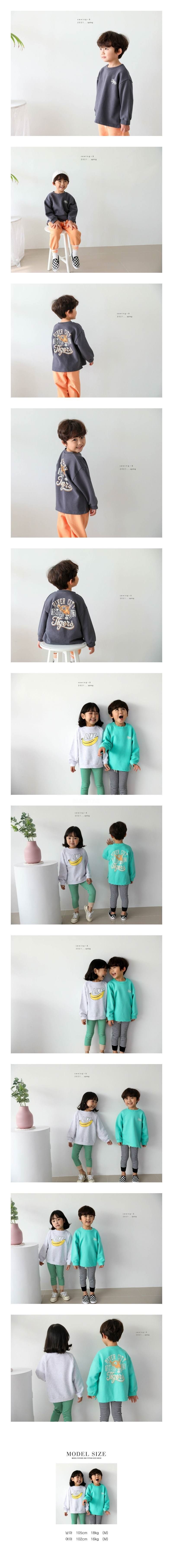 SEWING-B - Korean Children Fashion - #Kfashion4kids - River City Long Sweatshirt