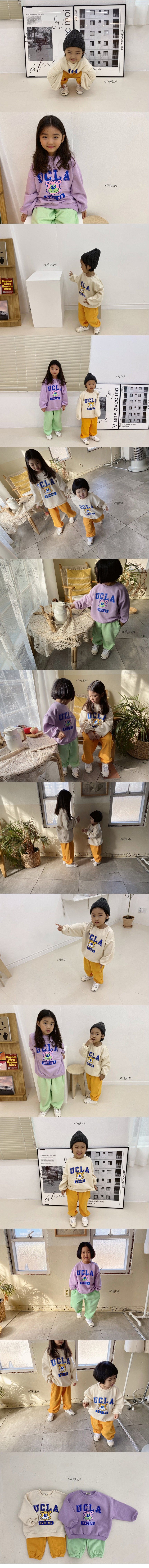SOYBEAN - Korean Children Fashion - #Kfashion4kids - UCLA Overfit Top Bottom Set - 2