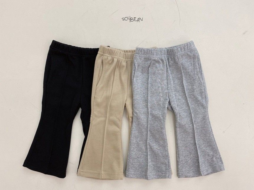 SOYBEAN - Korean Children Fashion - #Kfashion4kids - Pintuck Bootscut Pants