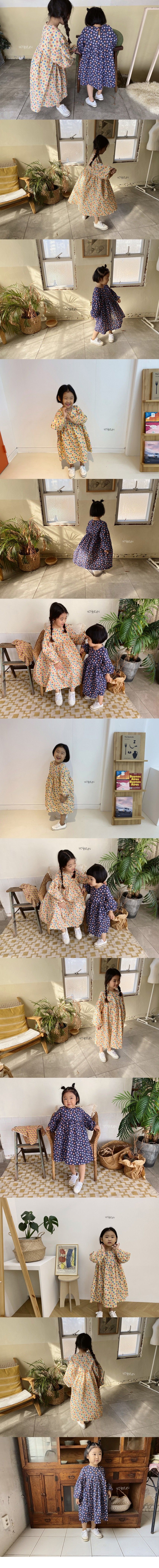 SOYBEAN - Korean Children Fashion - #Kfashion4kids - Spring Flower One-piece - 2