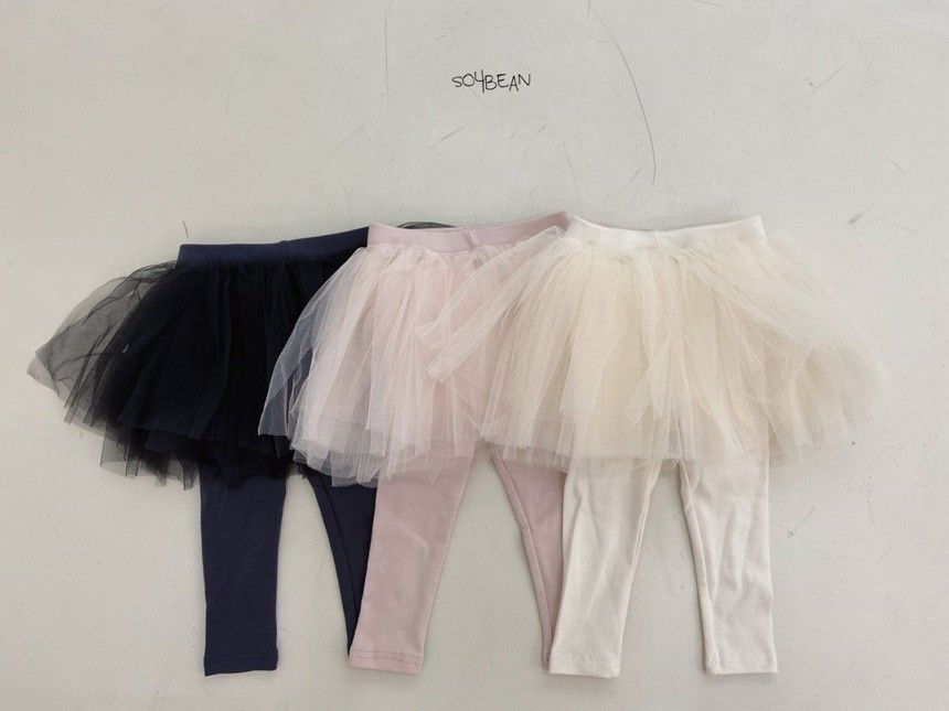SOYBEAN - Korean Children Fashion - #Kfashion4kids - Cha Skirt Leggings